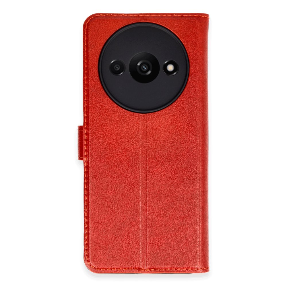 Newface Xiaomi Redmi A3 4G Kılıf Trend S Plus Kapaklı Kılıf - Kırmızı