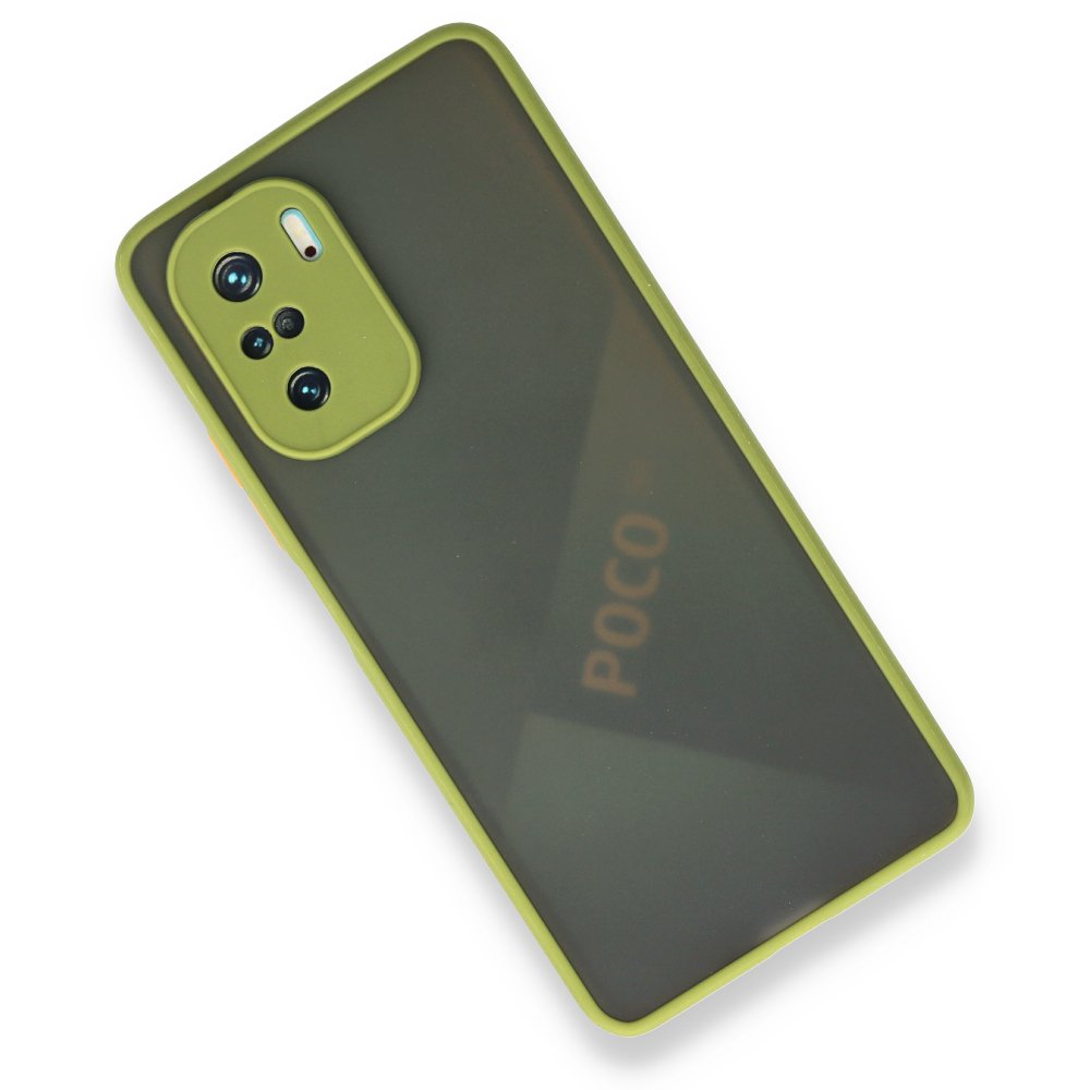 Newface Xiaomi Redmi K40 Kılıf Montreal Silikon Kapak - Açık Yeşil