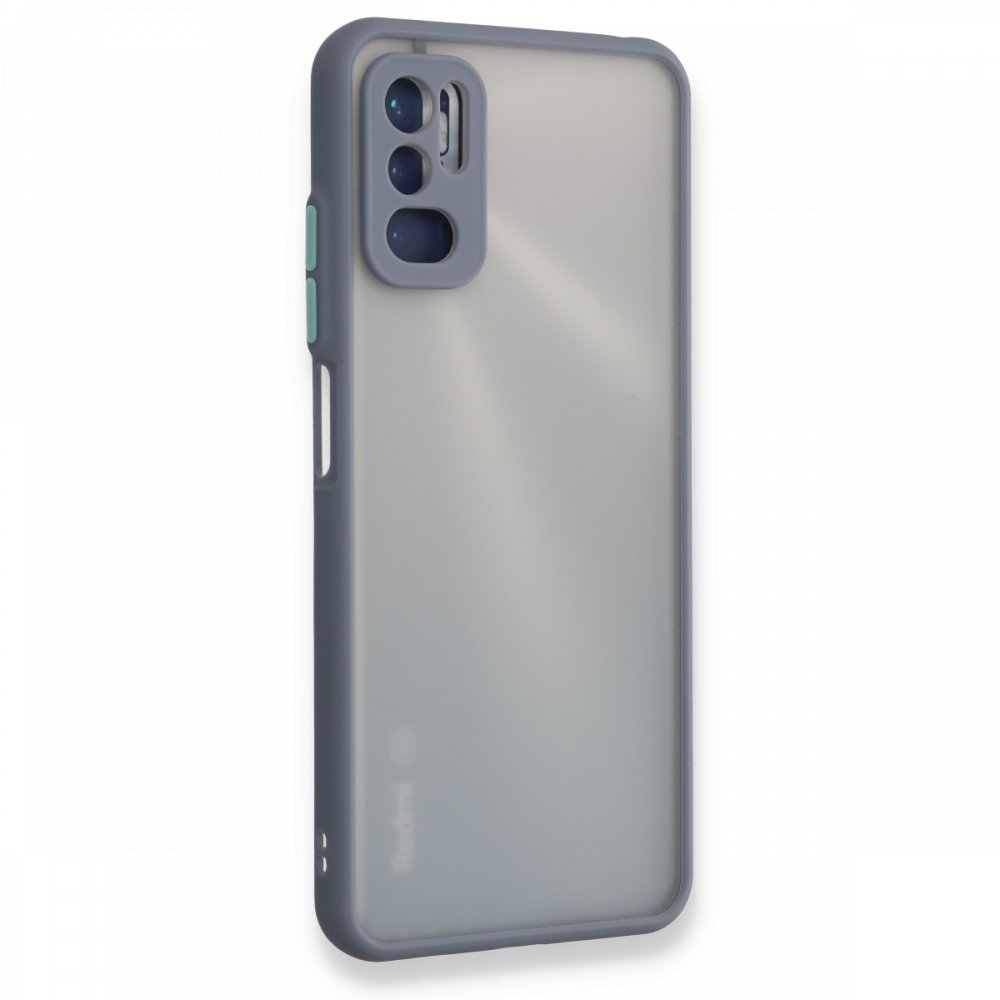 Newface Xiaomi Redmi Note 11 SE Kılıf Montreal Silikon Kapak - Gri
