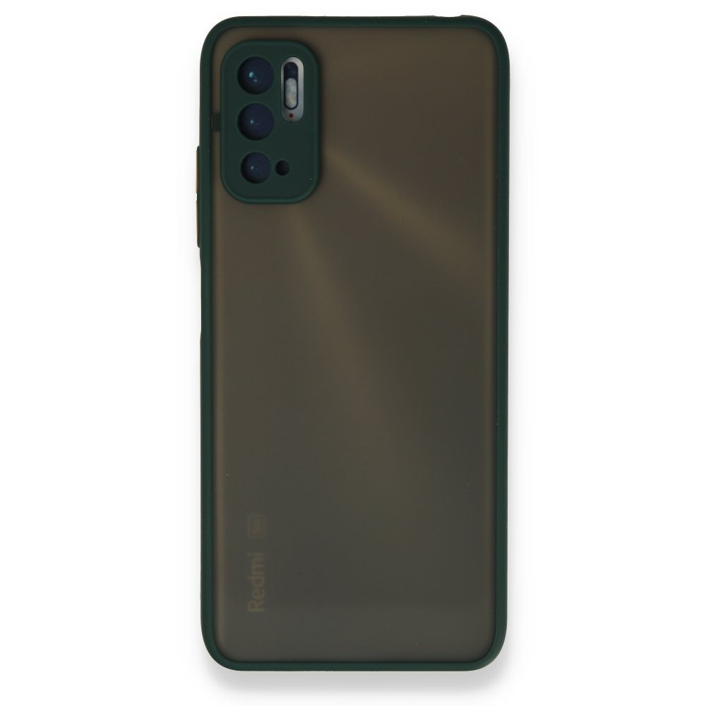 Newface Xiaomi Redmi Note 10 5G Kılıf Montreal Silikon Kapak - Yeşil