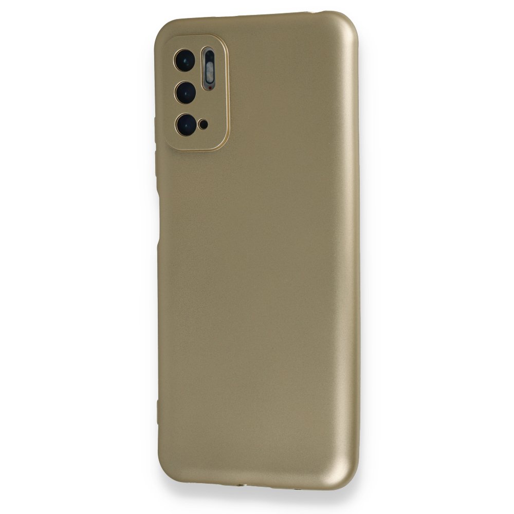 Newface Xiaomi Redmi Note 11 SE Kılıf First Silikon - Gold