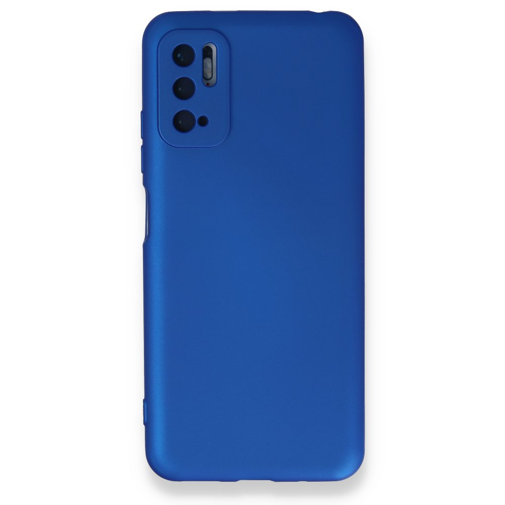 Newface Xiaomi Redmi Note 10 5G Kılıf First Silikon - Mavi