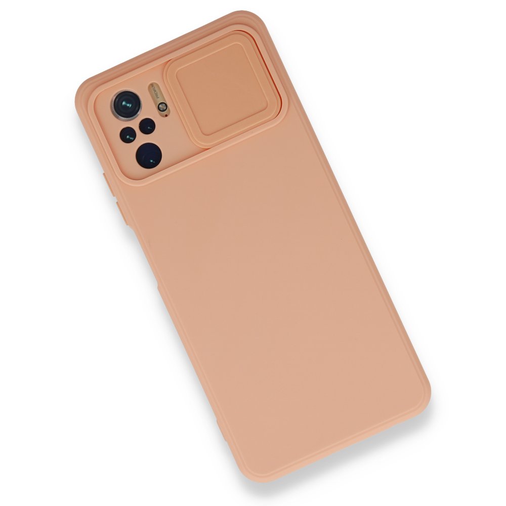 Newface Xiaomi Redmi Note 10 Kılıf Color Lens Silikon - Pudra