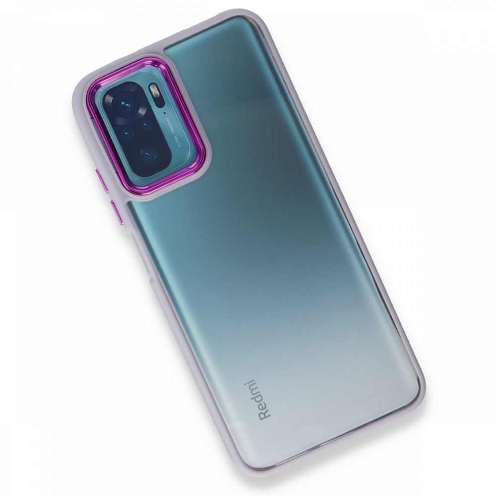 Newface Xiaomi Redmi Note 10 Kılıf Dora Kapak - Lila