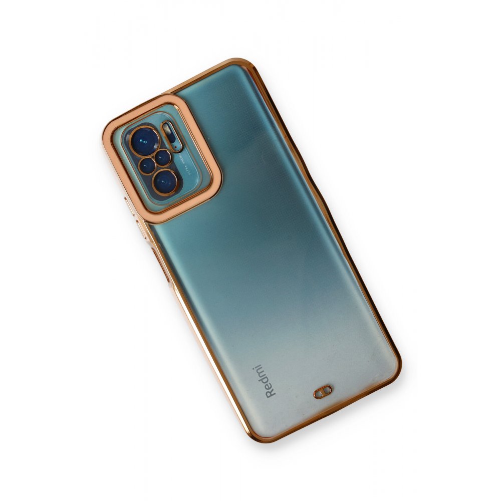 Newface Xiaomi Poco M5s Kılıf Liva Lens Silikon - Rose