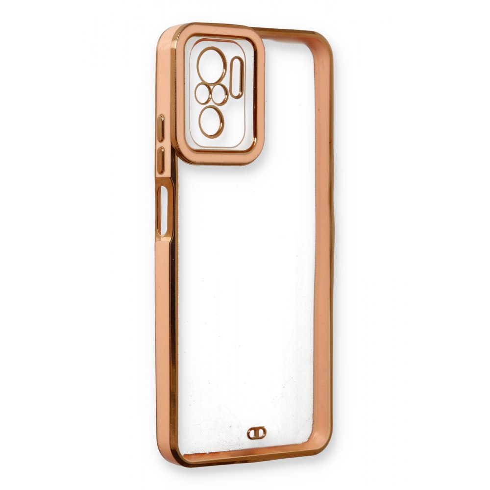 Newface Xiaomi Poco M5s Kılıf Liva Lens Silikon - Rose