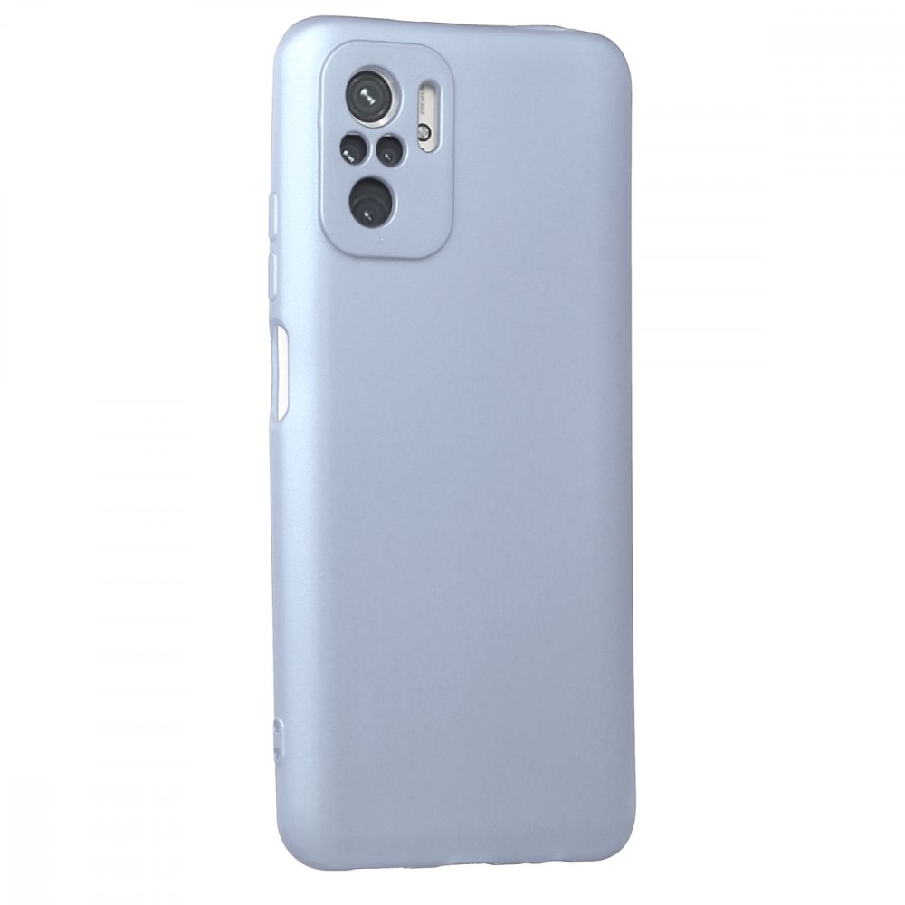 Newface Xiaomi Redmi Note 10 Kılıf Nano içi Kadife  Silikon - Sky Blue