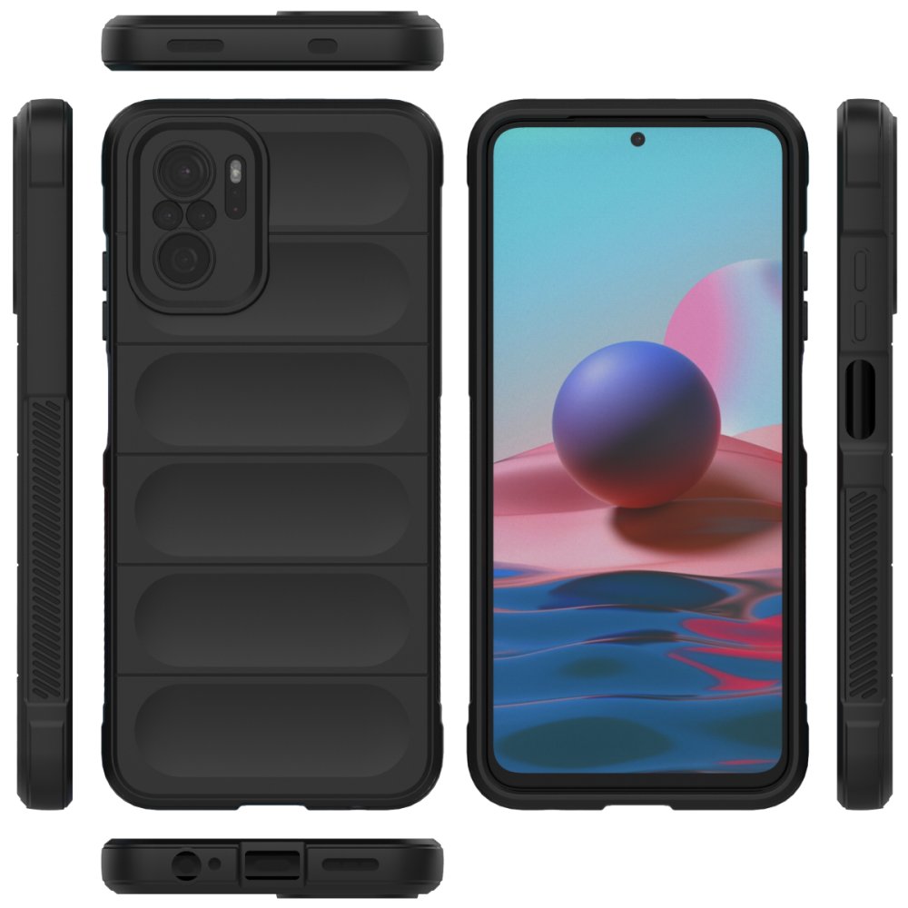 Newface Xiaomi Redmi Note 10 Kılıf Optimum Silikon - Siyah
