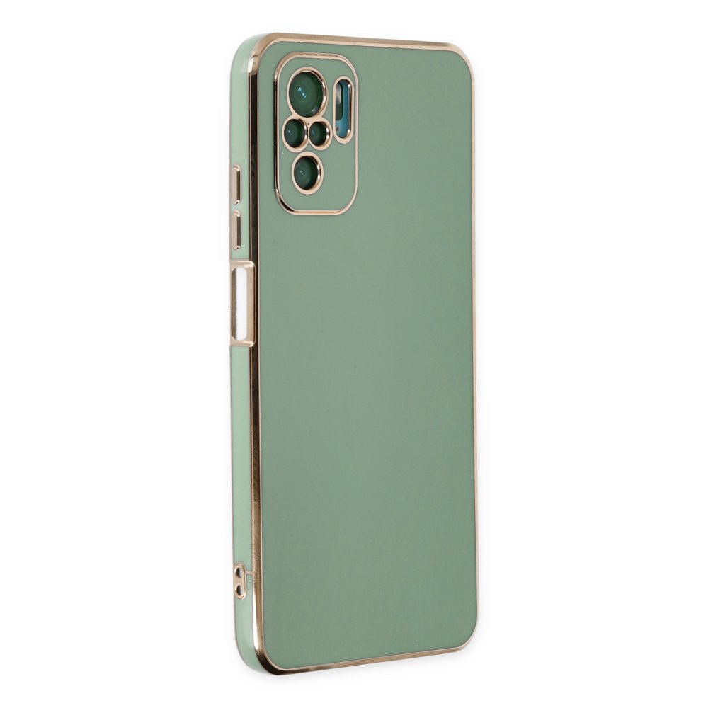 Newface Xiaomi Redmi Note 10 Kılıf Volet Silikon - Açık Yeşil