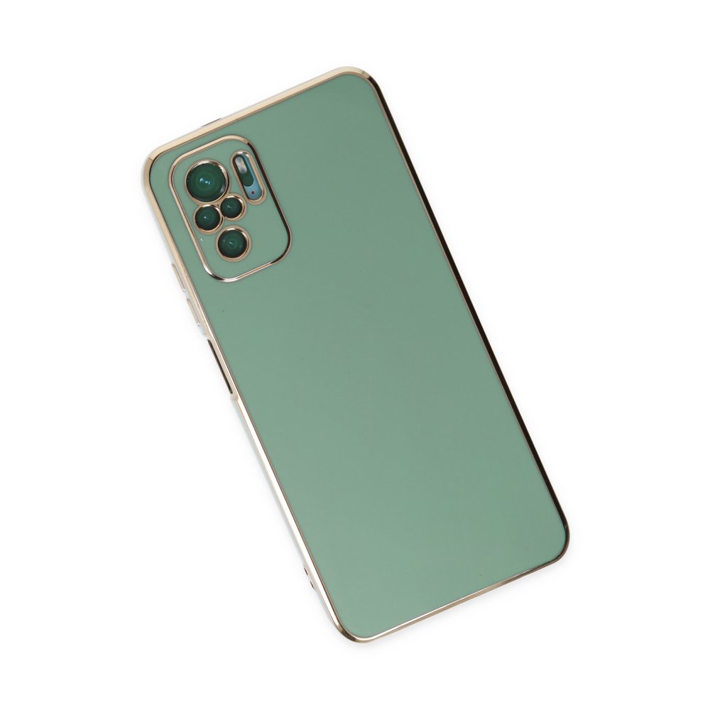 Newface Xiaomi Redmi Note 10 Kılıf Volet Silikon - Açık Yeşil