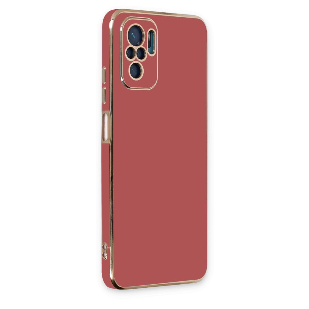 Newface Xiaomi Redmi Note 10 Kılıf Volet Silikon - Kırmızı