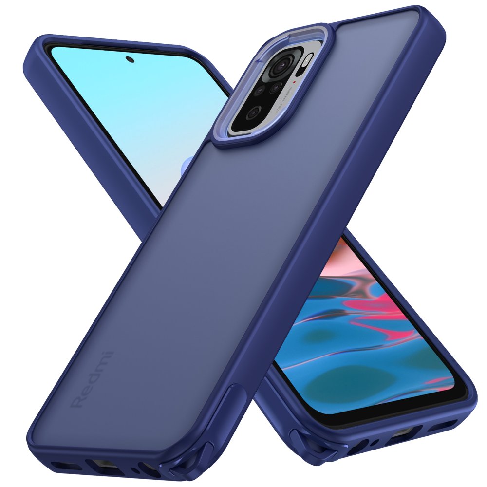 Newface Xiaomi Redmi Note 10 Pro Kılıf Elegant Kapak - Lacivert
