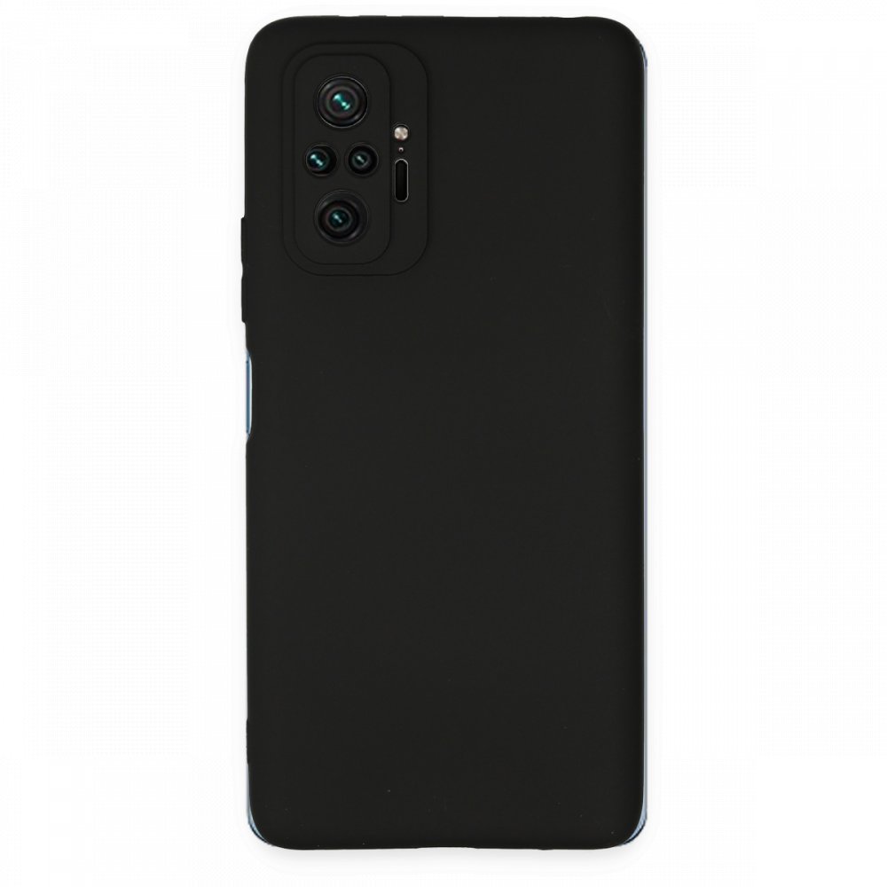 Newface Xiaomi Redmi Note 10 Pro Kılıf First Silikon - Siyah