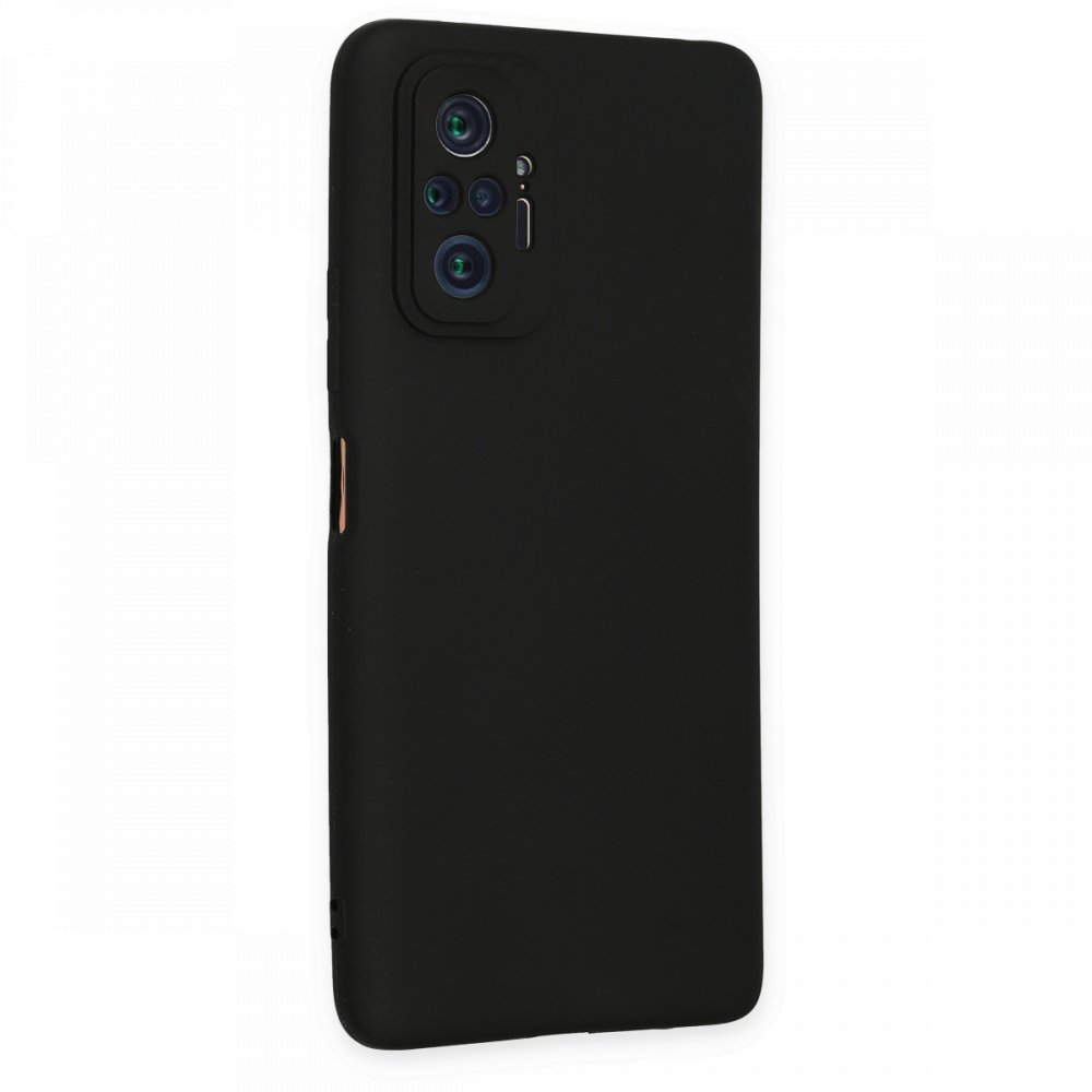 Newface Xiaomi Redmi Note 10 Pro Kılıf First Silikon - Siyah