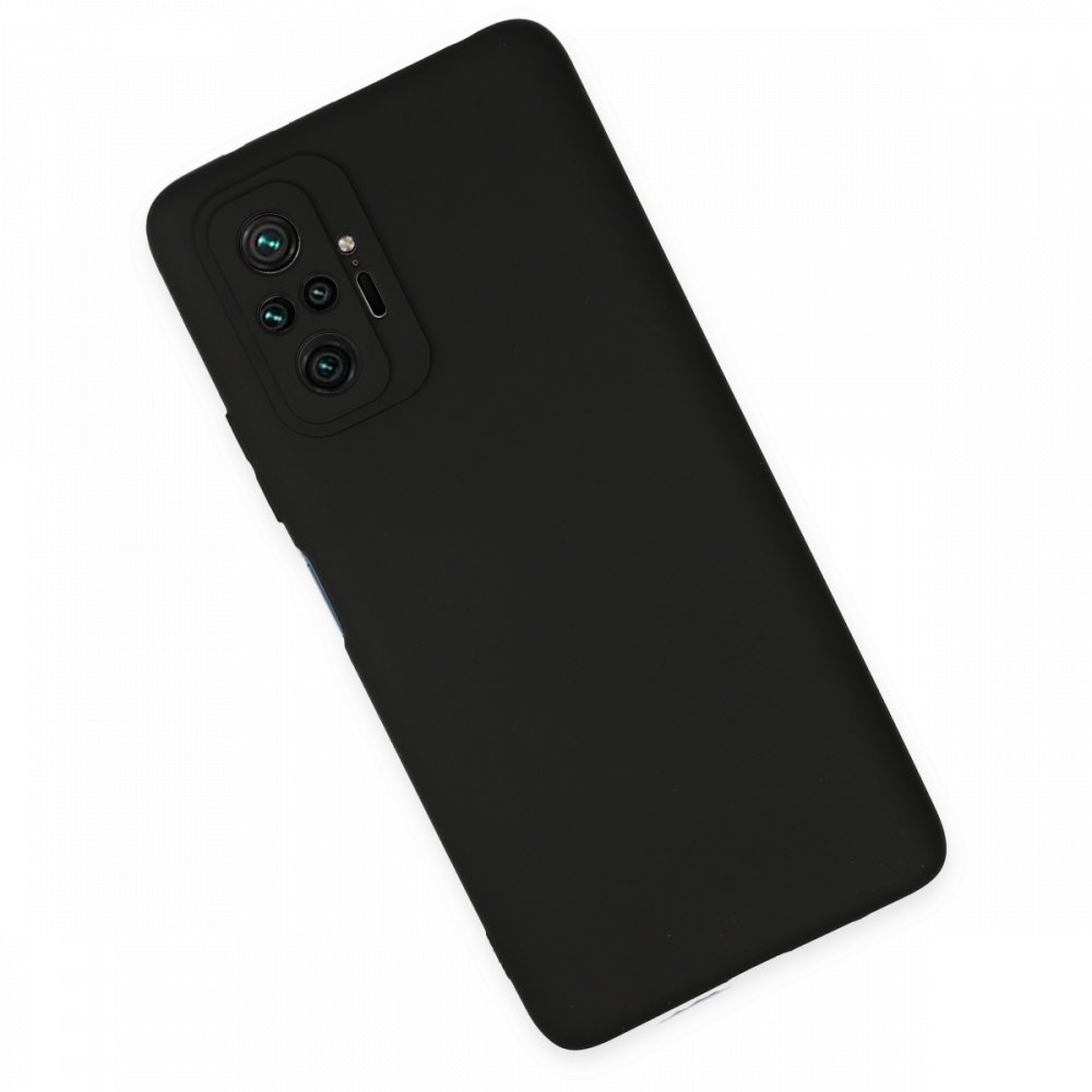 Newface Xiaomi Redmi Note 10 Pro Kılıf First Silikon - Siyah