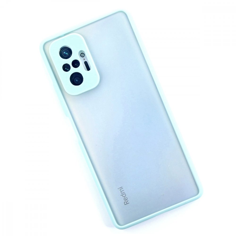 Newface Xiaomi Redmi Note 10 Pro Kılıf Montreal Silikon Kapak - Turkuaz