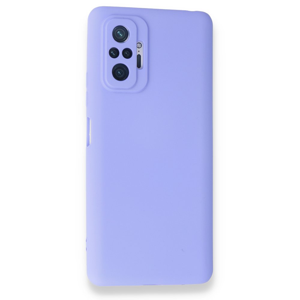 Newface Xiaomi Redmi Note 10 Pro Kılıf First Silikon - Lila
