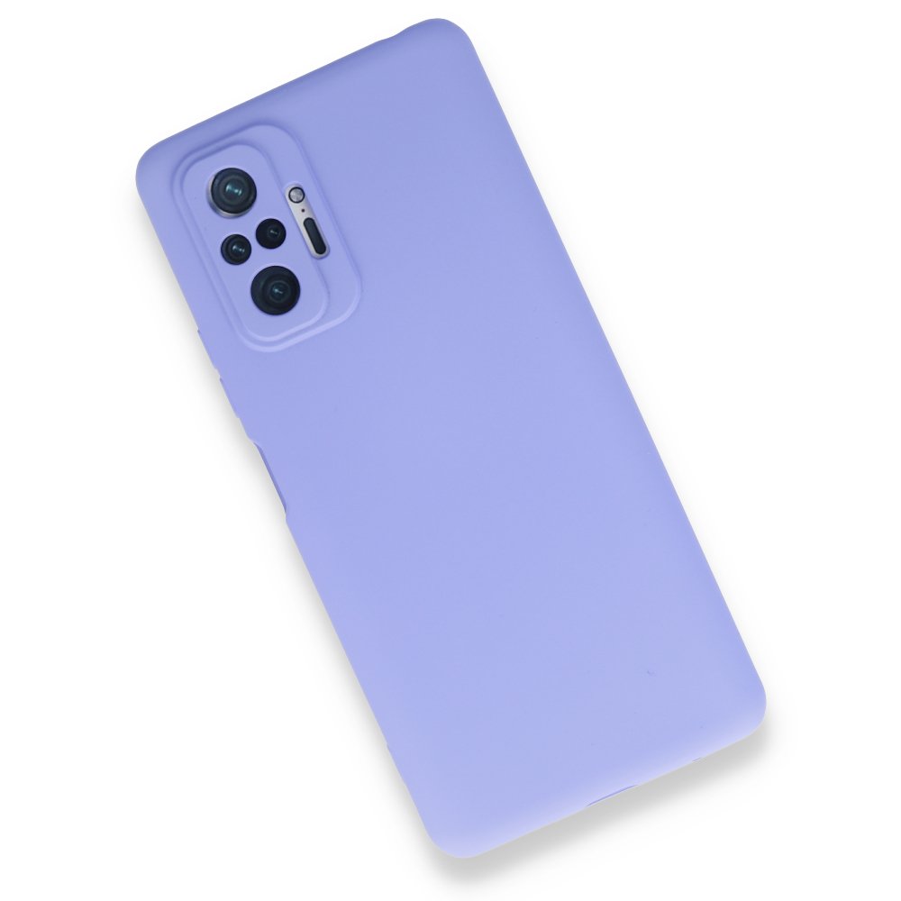 Newface Xiaomi Redmi Note 10 Pro Kılıf First Silikon - Lila