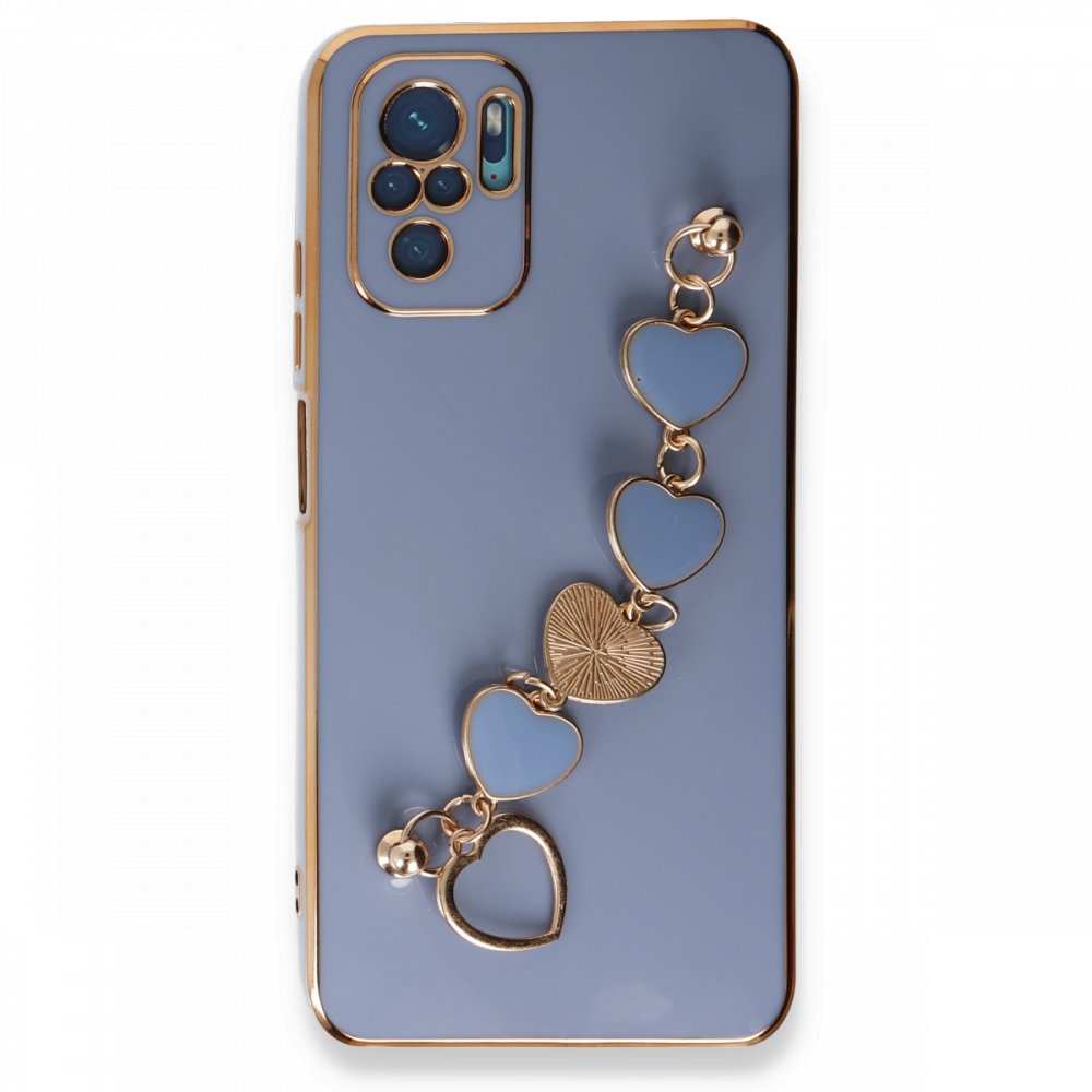 Newface Xiaomi Redmi Note 10S Kılıf Esila Silikon - Gri