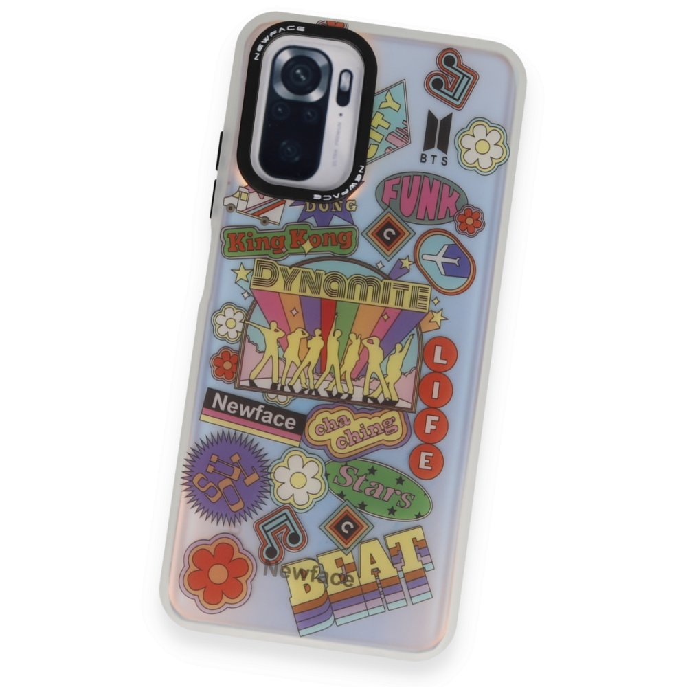 Newface Xiaomi Redmi Note 10S Kılıf Estoril Desenli Kapak - Estoril - 14