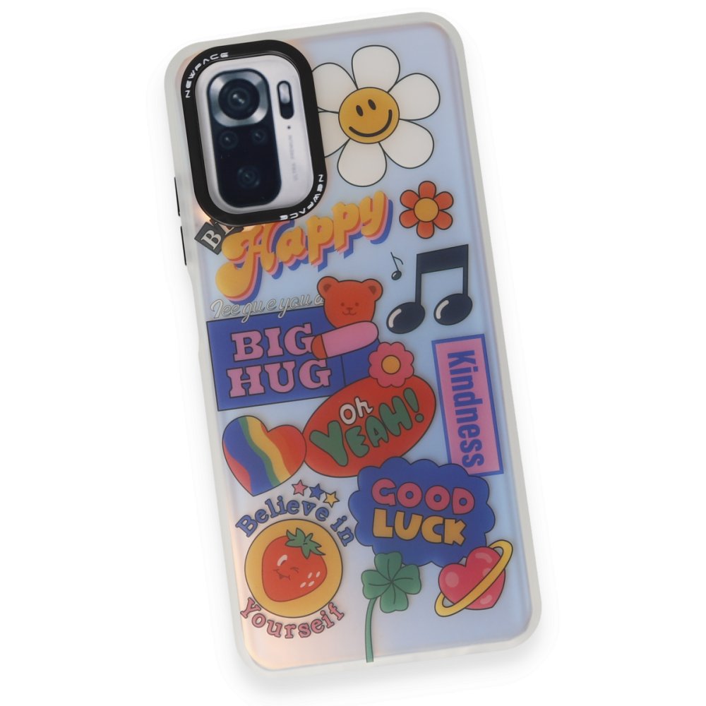 Newface Xiaomi Redmi Note 10S Kılıf Estoril Desenli Kapak - Estoril - 15