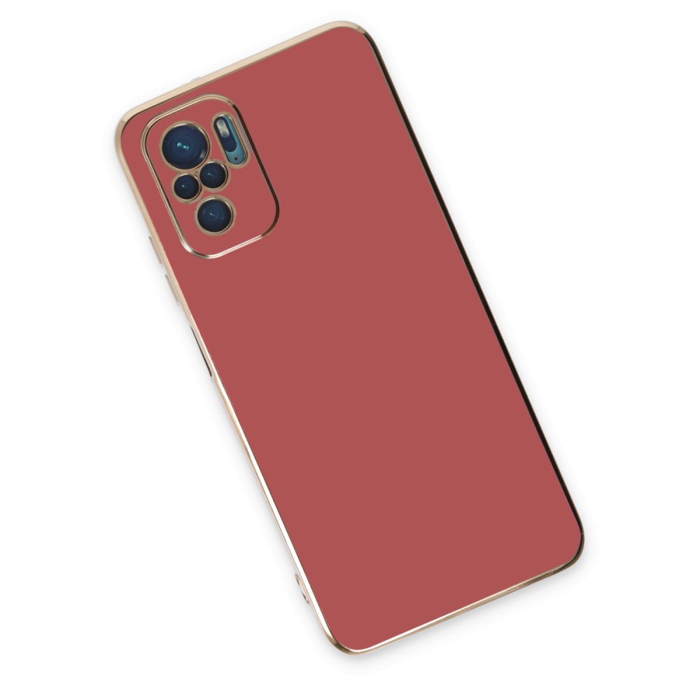 Newface Xiaomi Redmi Note 10S Kılıf Volet Silikon - Kırmızı