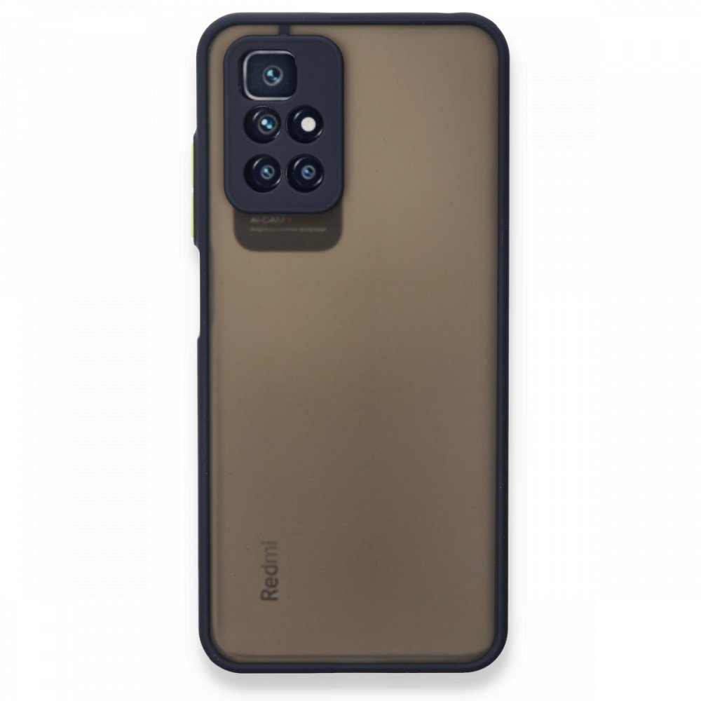 Newface Xiaomi Redmi Note 11 4G Kılıf Montreal Silikon Kapak - Lacivert