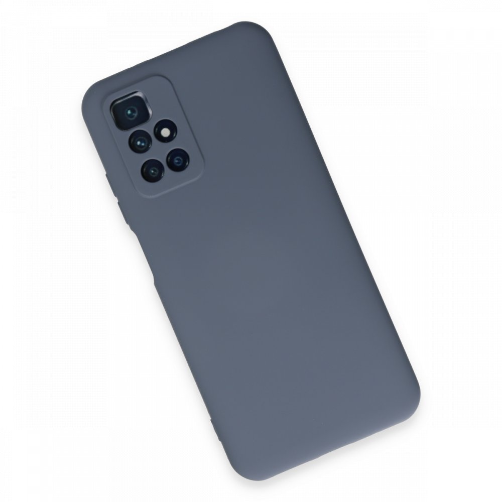 Newface Xiaomi Redmi Note 11 4G Kılıf Nano içi Kadife Silikon - Gri