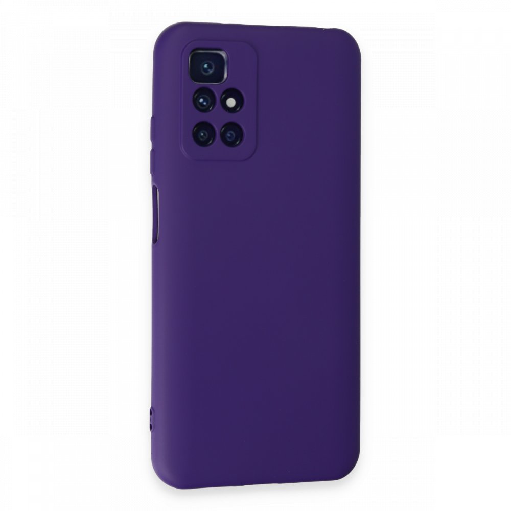 Newface Xiaomi Redmi Note 11 4G Kılıf Nano içi Kadife Silikon - Mor