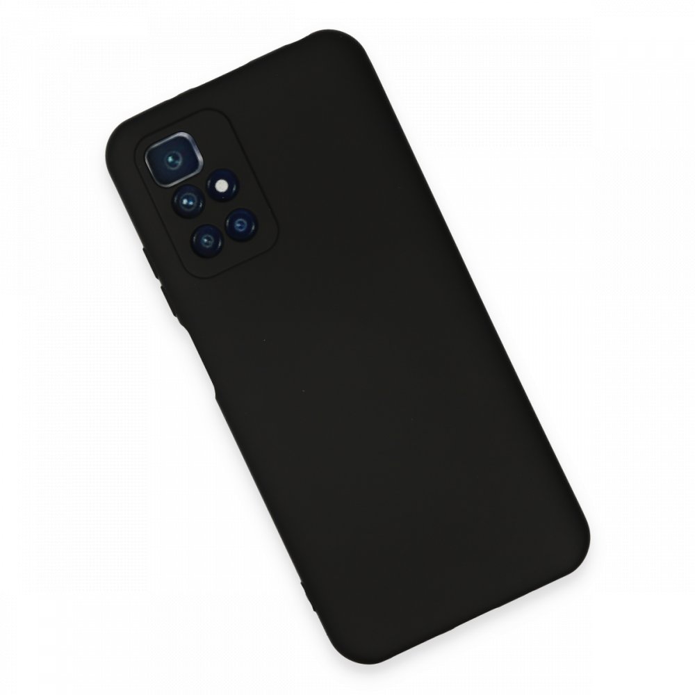 Newface Xiaomi Redmi Note 11 4G Kılıf Nano içi Kadife Silikon - Siyah