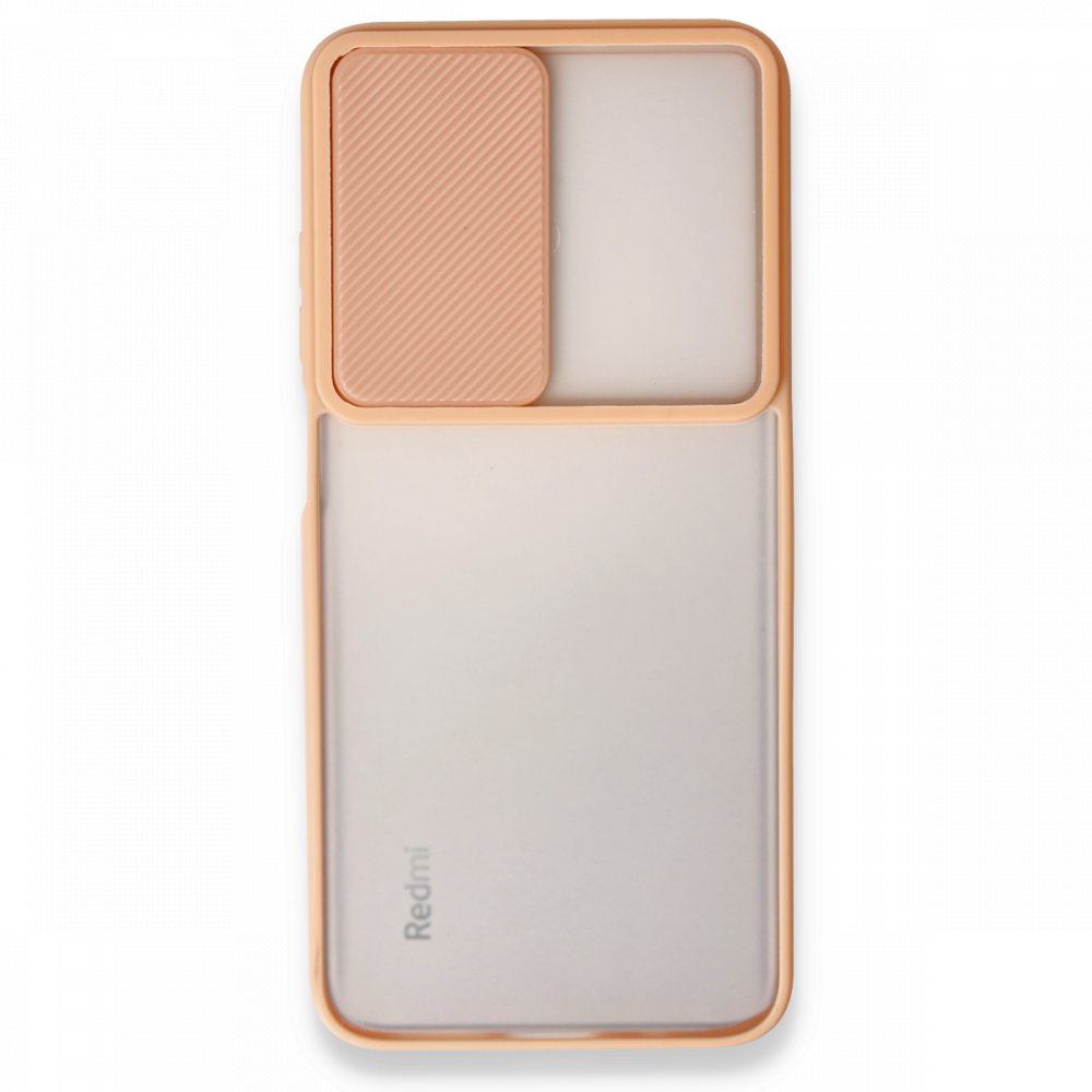 Newface Xiaomi Redmi Note 11 4G Kılıf Palm Buzlu Kamera Sürgülü Silikon - Pembe
