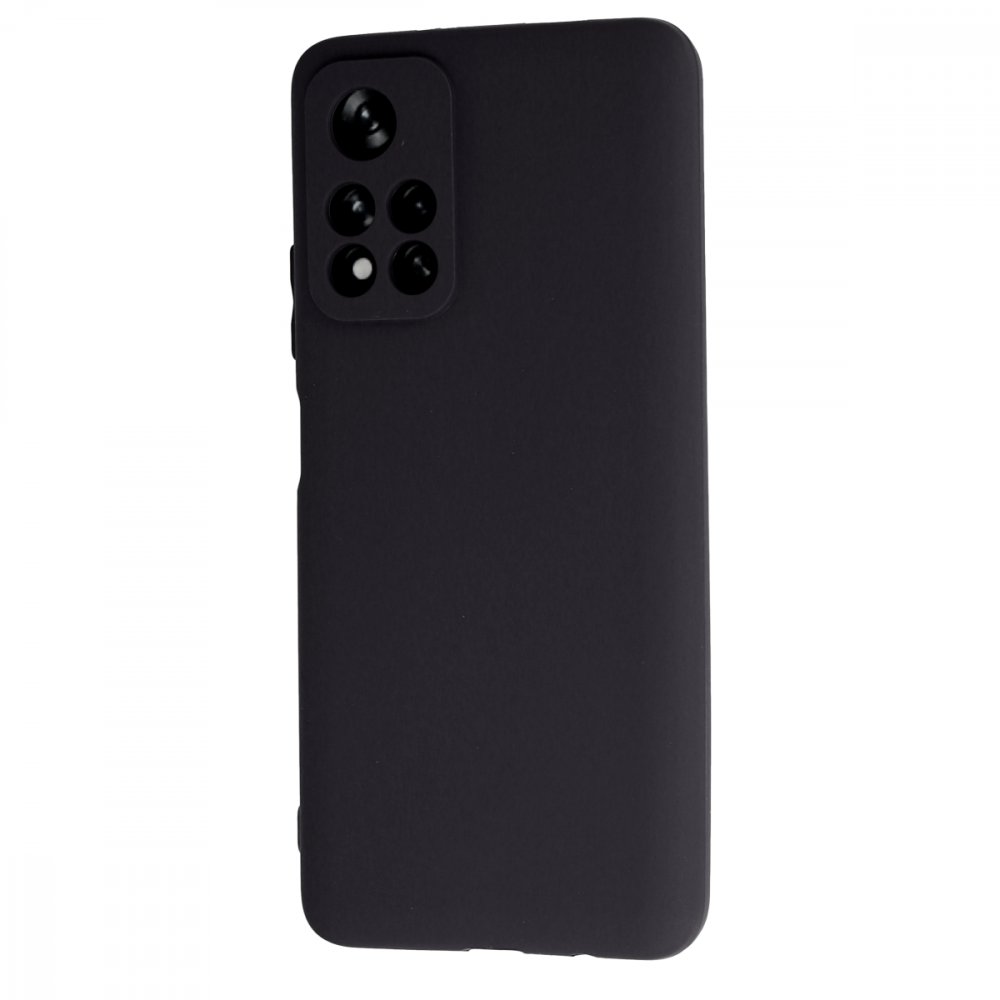 Newface Xiaomi Redmi Note 11T Kılıf First Silikon - Siyah