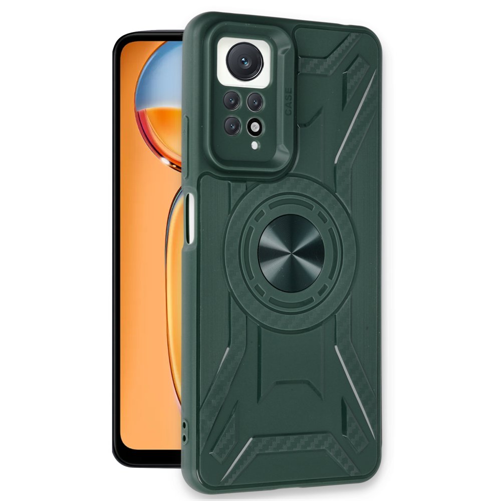 Newface Xiaomi Redmi Note 11 Pro Kılıf Lincoln Silikon - Koyu Yeşil