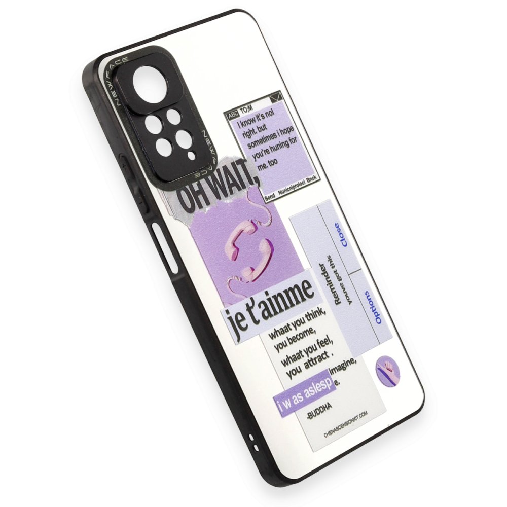 Newface Xiaomi Redmi Note 11 Pro Kılıf Mirror Desenli Kapak - Mirror - 4