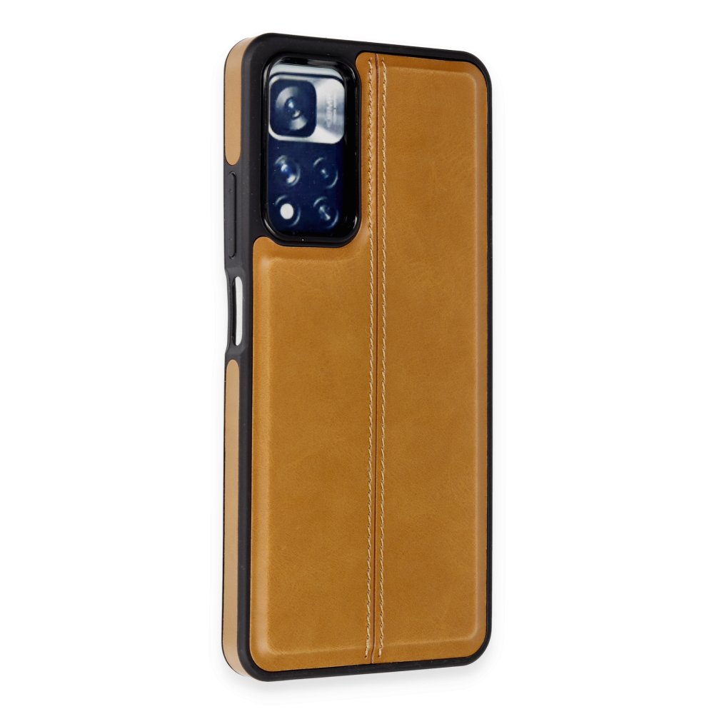 Newface Xiaomi Redmi Note 11 Pro Kılıf Ozzi Kapak - Taba