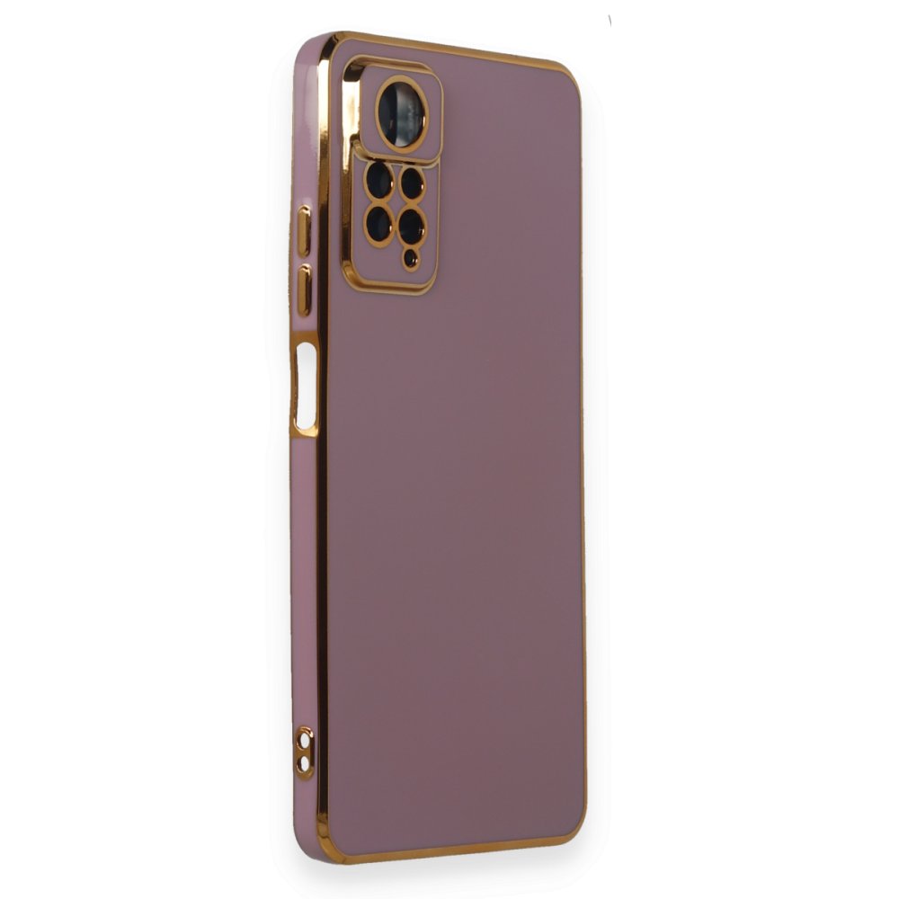 Newface Xiaomi Redmi Note 11 Pro Kılıf Volet Silikon - Mor