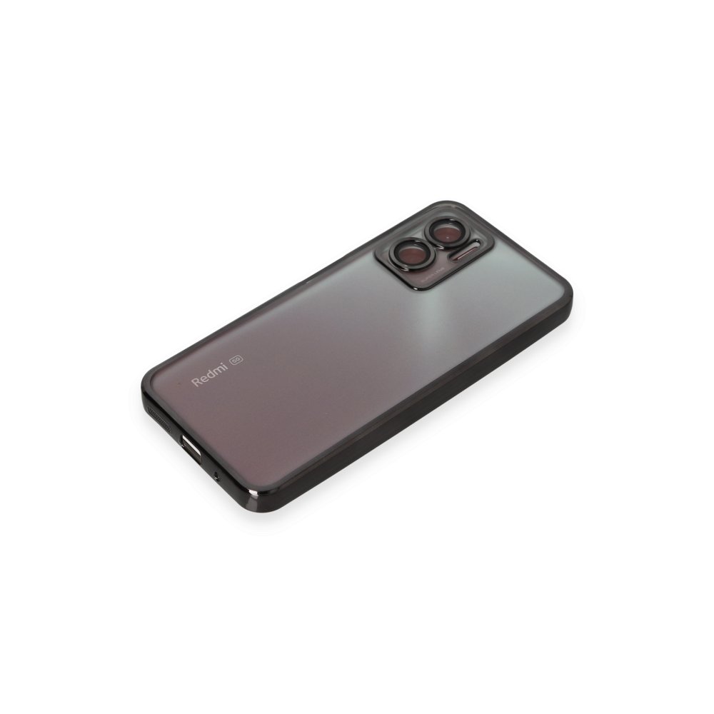 Newface Xiaomi Poco X4 GT Kılıf Razer Lensli Silikon - Siyah