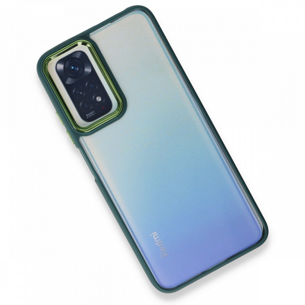 Newface Xiaomi Redmi Note 11S Kılıf Dora Kapak - Haki Yeşil