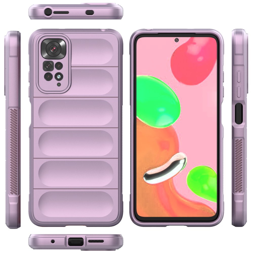 Newface Xiaomi Redmi Note 11S Kılıf Optimum Silikon - Mor