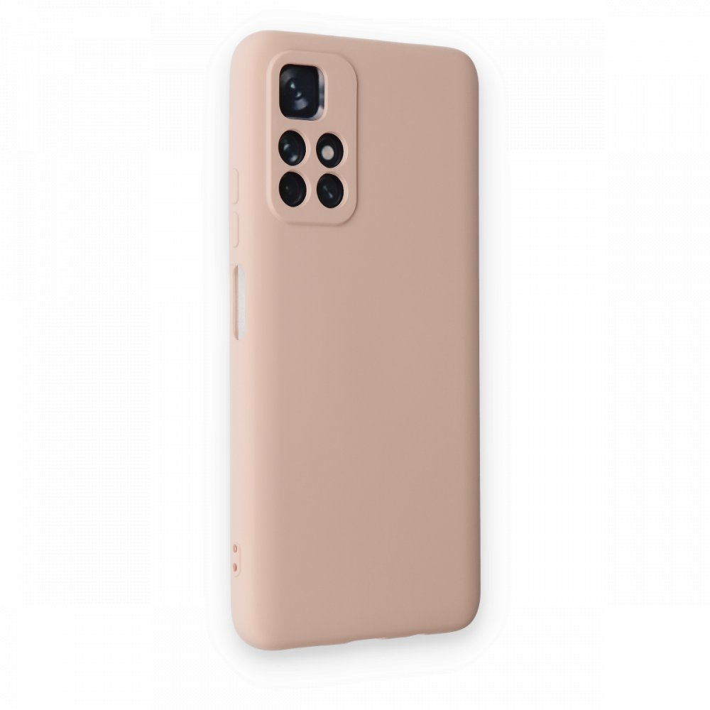 Newface Xiaomi Poco M4 Pro 5G Kılıf Nano içi Kadife Silikon - Pudra