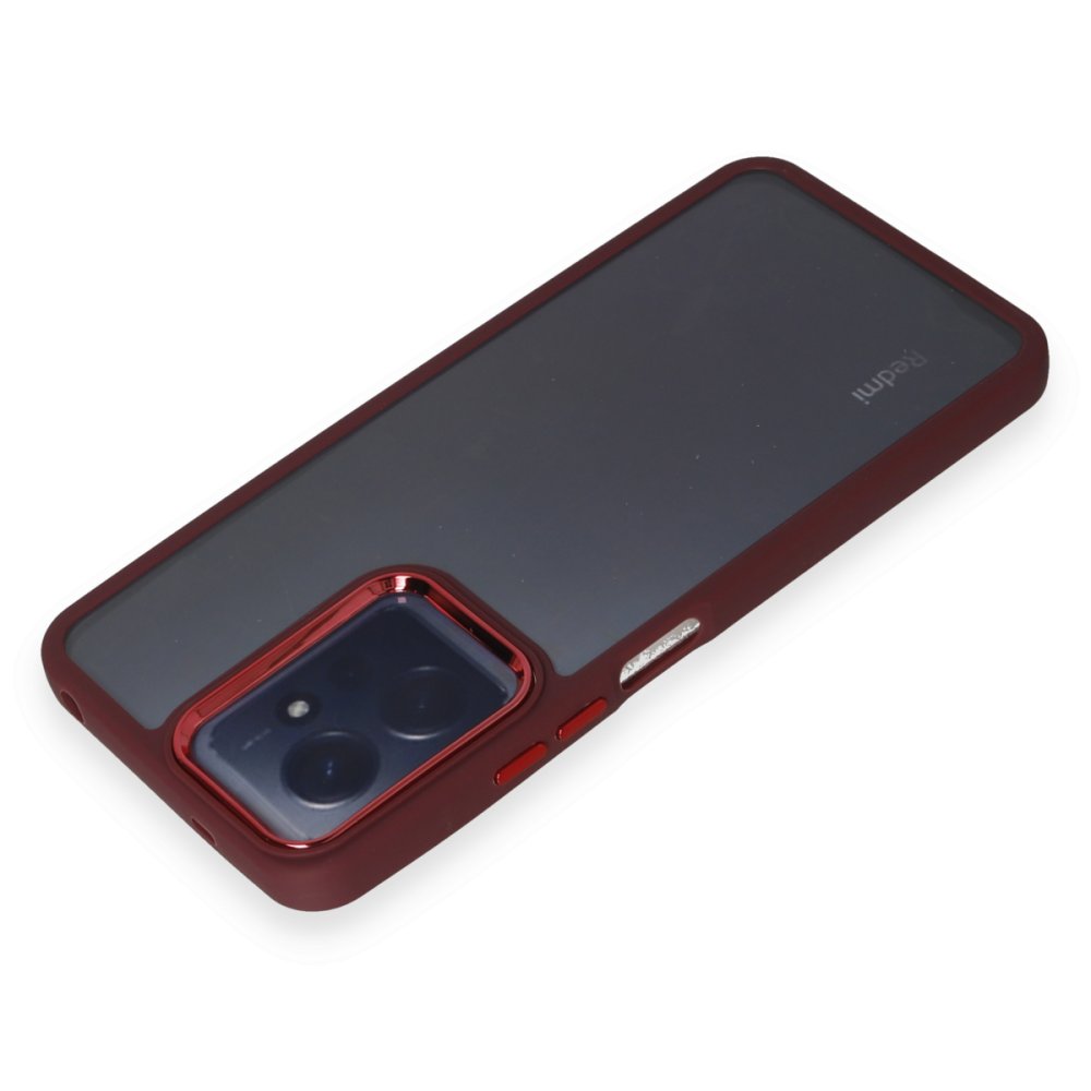 Newface Xiaomi Redmi Note 12 4G Kılıf Dora Kapak - Kırmızı