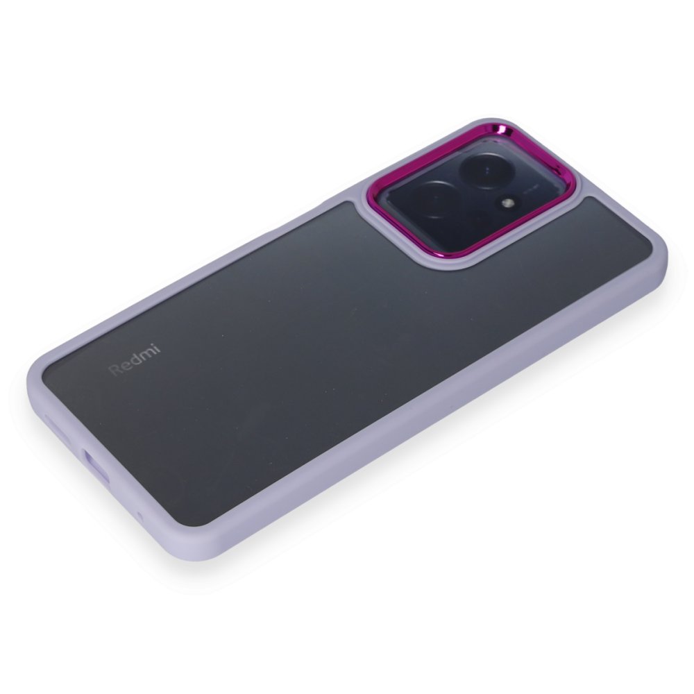 Newface Xiaomi Redmi Note 12 4G Kılıf Dora Kapak - Lila