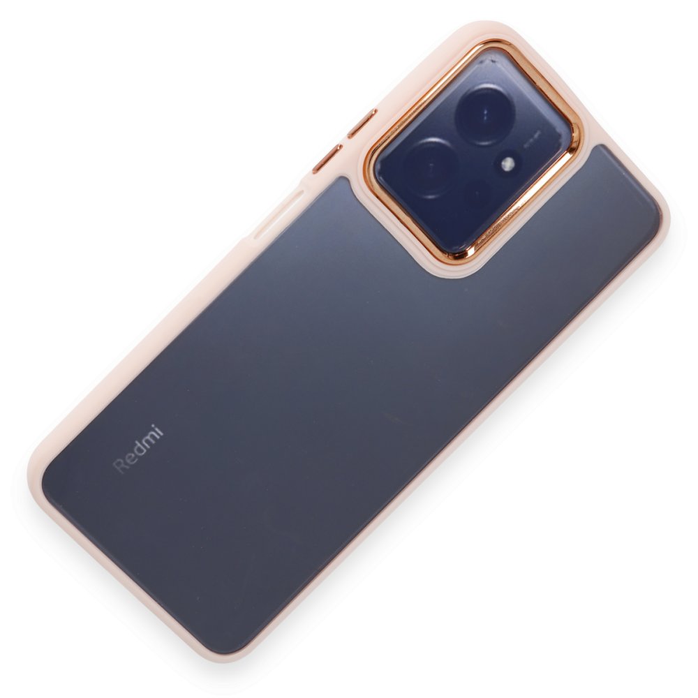 Newface Xiaomi Redmi Note 12 4G Kılıf Dora Kapak - Pudra