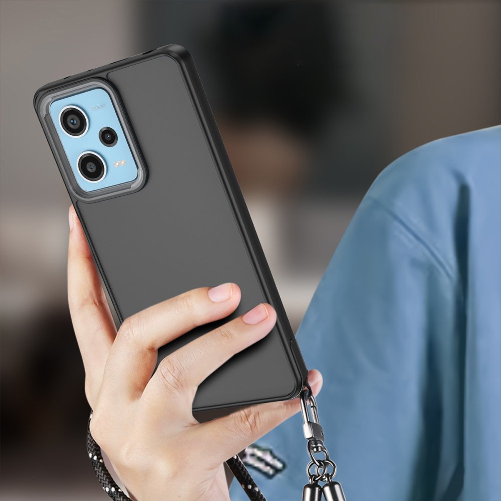 Newface Xiaomi Redmi Note 12 4G Kılıf Elegant Kapak - Siyah