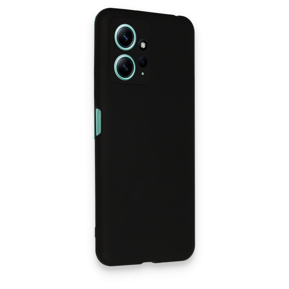 Newface Xiaomi Redmi Note 12 4G Kılıf First Silikon - Siyah
