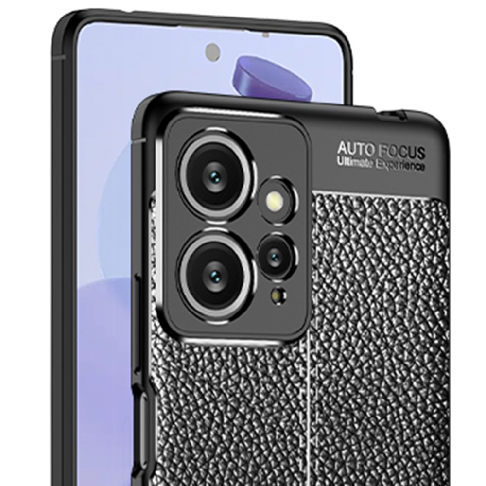 Newface Xiaomi Redmi Note 12 4G Kılıf Auto Focus Kapak - Siyah