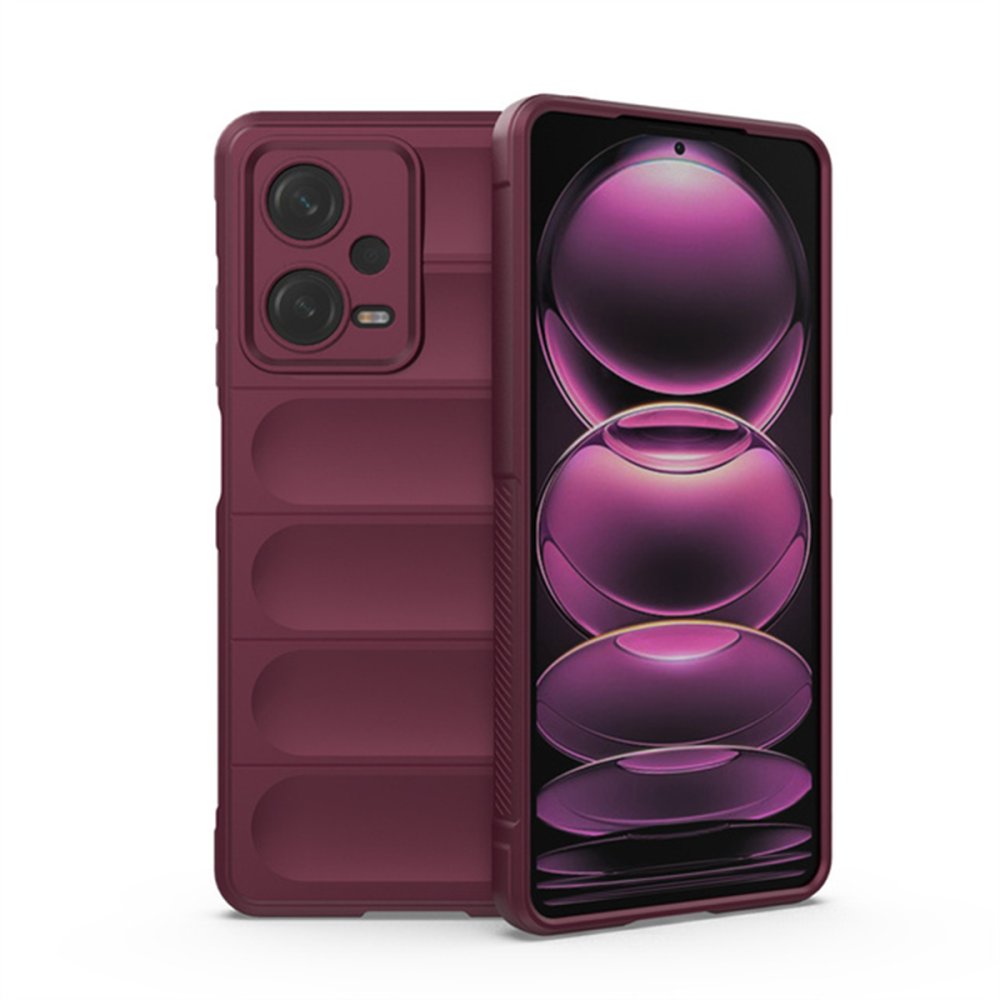 Newface Xiaomi Redmi Note 12 4G Kılıf Optimum Silikon - Bordo