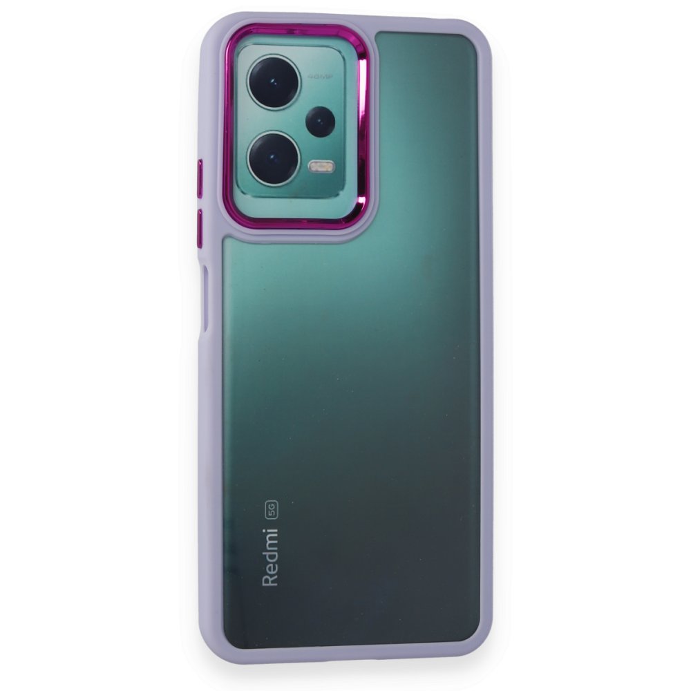 Newface Xiaomi Redmi Note 12 5G Kılıf Dora Kapak - Lila