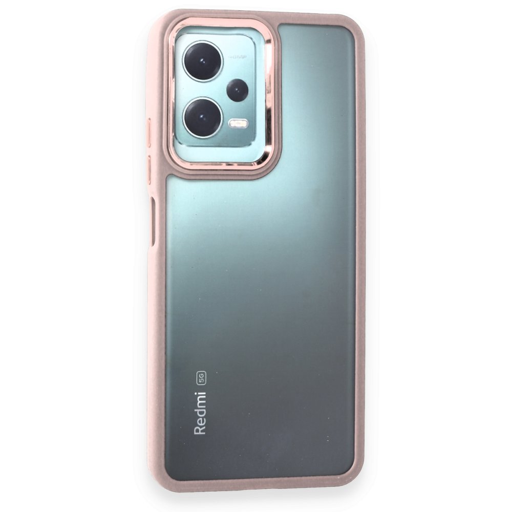 Newface Xiaomi Redmi Note 12 5G Kılıf Dora Kapak - Pudra