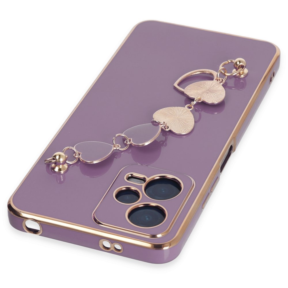 Newface Xiaomi Redmi Note 12 5G Kılıf Esila Silikon - Mor